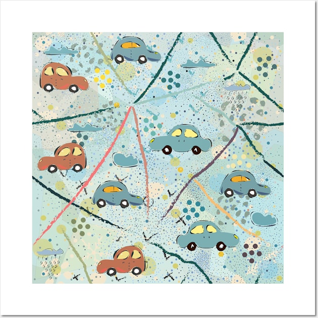 Cars Wall Art by Kristina Stellar Scandinavian Land